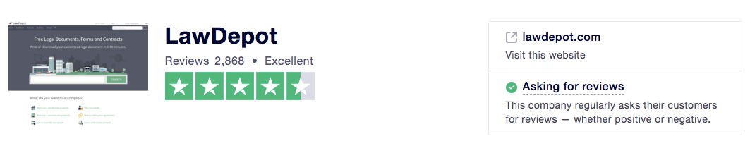 LawDepot Rating