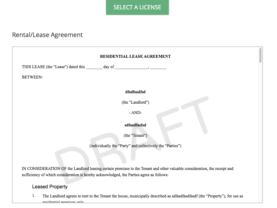 Legal Draft by LawDepot